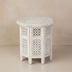 handcrafted-moroccan-carved-wood-accent-table