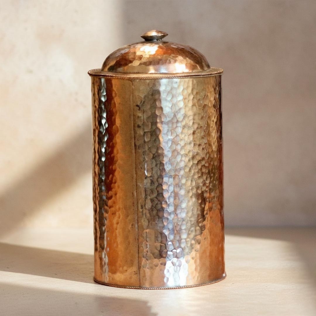 Handcrafted Moroccan Hammered Nickel Silver Candle Holder - Image 4